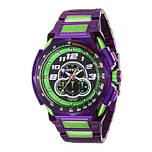 Relgio masculino S1 Rally - 50,5 mm. Roxo. Verde 43790