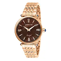 Relógio Feminino Angel com Mostrador Madrepérola, Invicta 27990, Ouro Rosa