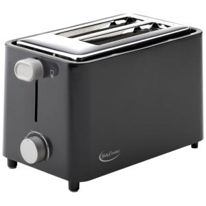 Torradeira 2 Fatias, Aço Inoxidável, 900W, 110v, BETTY CROCKER BC 2605CB, Preto