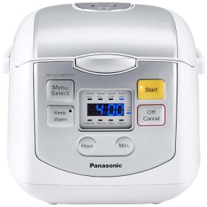 Panela de Arroz Elétrica 960mL, com Controle de Temperatura, Branca, 110v, PANASONIC SR ZC075W, Branco