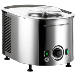 Lussino Sorveteira Elétrica, Capacidade 2L, 100W, 110v, MUSSO mini 4080, Cinza escuro