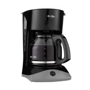 Cafeteira Manual 2,8L com com Pausa Automática e Jarra de Vidro, 110V, Mr. Coffee, Preta