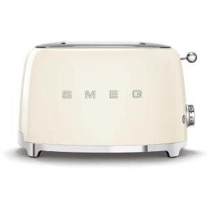 Torradeira, com 2 fatias, 850W, creme, 110v, SMEG TSF01CRUS, Creme