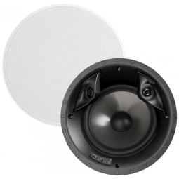 Sistema de caixas de embutir no teto Polk Audio 80F/X-RT redondas 8" branco para surround 100W parr