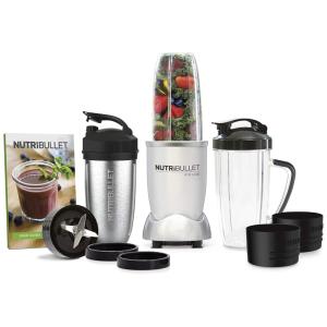 Liquidificador para Vitaminas 900mL com 12 Acessórios, 110V 1000W, Nutribullet Prime, Prata