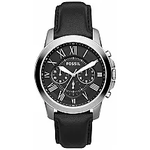 Relógio Masculino Analógico Automático, Couro, FOSSIL FS4812IE, Preto