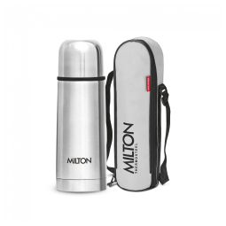 Garrafa Térmica para Água 350mL em Aço Inoxidável Isolada a Vácuo de Parede Dupla com Tampa à Prova de Vazamentos, sem BPA e Bolsa Térmica