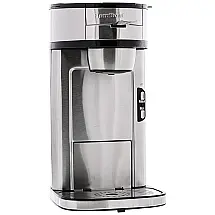 Cafeteira Elétrica Programável Scoop Café de 400 ml em 2,5 Min. Fácil de Limpar Aço Inoxidável, HAMILTON BEACH 49981A, Cinza