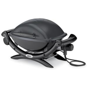 Churrasqueira Elétrica Portátil serve até 6 Pessoas, 1560W, 110v, WEBER Q1400, Preto