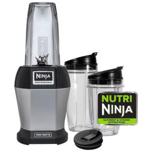 Liquidificador Nutri BL455, Profissional, 0,8L, 110v, NINJA BL45530, Cinza