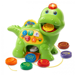 Brinquedo VTech Chomp and Count Dino Verde