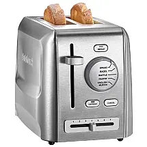 Torradeira, com 2 fatias,900W, aço inoxidável, 110v, CUISINART CPT 620, Prateado