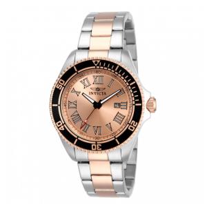 Relógio de Pulso Masculino Invicta Pro Diver 45mm em Aço com Detalhes em Ouro Rosé ZG15001