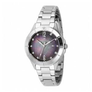 Relógio Feminino TechnoMarine Luna Tides com Mostrador de Madrepérola 33mm, Aço TM826001