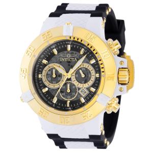 Relógio Masculino Analógico de Quartzo 50mm, Invicta Subaqua Noma III 39001, Preto e Branco