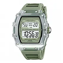 Relógio Digital Masculino Activa X Invicta 44.3mm, Verde Claro ACW2296001