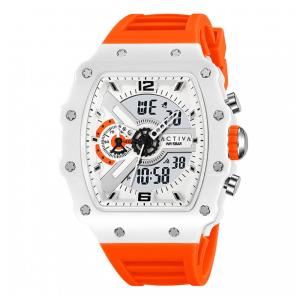 Relógio Digital Masculino Activa X Invicta 44,3mm, Laranja ACW2398001