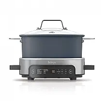 Panela Multifunção Ninja PossibleCooker MC1101 8-em-1 6,1L Cinza Sal Marinho/Aço Inox 110V