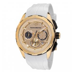 Relógio Masculino TechnoMarine Ocean Nomad 43mm Branco TM318101