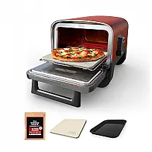Forno Externo Ninja Woodfire OO101 Especiaria Árabe 8-em-1 a Lenha Aço 110V