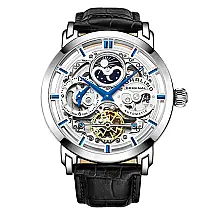 Relógio Masculino Stuhrling Anatol 371 Automático 46mm, Preto