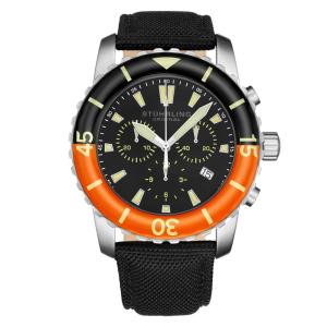 Relógio Masculino Stuhrling Yara 2002 Quartzo 43mm, Preto
