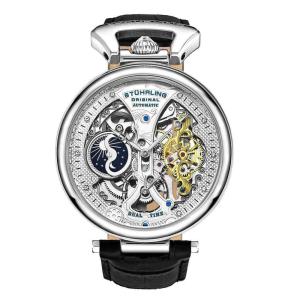 Relógio Masculino Stuhrling DT 3920 Automático 46mm, Preto