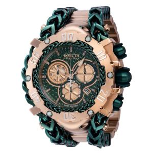 Relógio Masculino Analógico de Quartzo 58.3mm, Invicta Reserve Gladiator 43301, Verde e Ouro Rosa