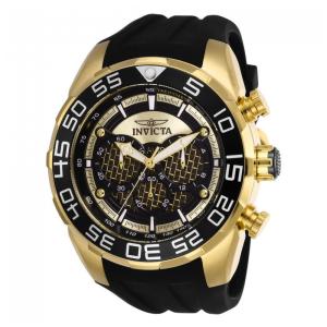 Relógio Masculino Speedway SCUBA, Invicta 26301, Preto e Dourado
