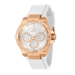 Relógio Feminino Aviator com Mostrador Madrepérola, Invicta 37301, Branco