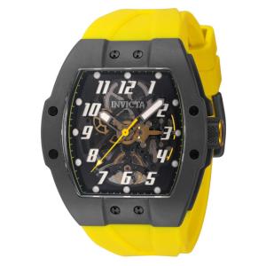 Relgio Automtico Masculino Invicta com Pulseira JM - 47 mm, Amarelo 44401 - Estilo e Preciso em um s Acessrio.