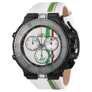 Relgio masculino S1 Rally Race Team Swiss Ronda Z60 Calibre - 58,5 mm. Cores: branco, vermelho e verde - Invicta 28401.