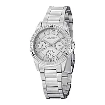 Relógio Feminino Stuhrling Marina 914 Quartzo 34mm, Prata Clássico