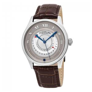 Relógio Masculino Stuhrling Sinfonia 444 Quartzo 42mm, Marrom