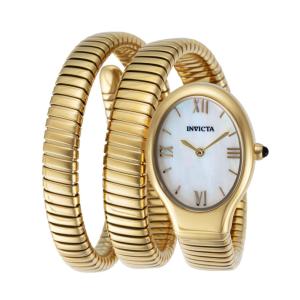 Relgio feminino Mayamar com mostrador em madreprola - 21 mm. Ouro 44501