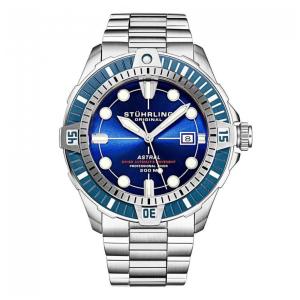Relógio Masculino Stuhrling Astral 1005 Automático 45mm, Prata