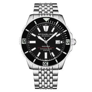 Relógio Masculino Stuhrling Radiance Automático 43mm, Prata