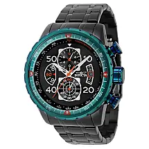 Relógio Masculino de Quartzo Aviator, Invicta 40701, Preto