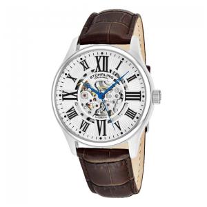 Relógio Masculino Stuhrling Atrium 747 Automático 42mm, Marrom