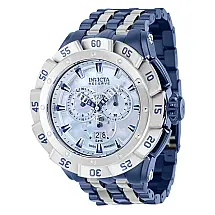 Relgio masculino reserva Ripsaw Swiss Ronda 5050.C calibre com mostrador em madreprola - 54 mm. Ao. Azul Escuro 38801