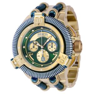 Relógio Masculino Automático Reserve King Python, Invicta 42901, Dourado, Azul e Verde