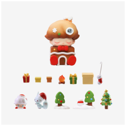 Boneco de Ação da Caixa de Natal POP MART DIMOO Caixa Surpresa