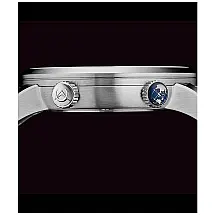 Relgio masculino suo Journeyman A171 com pulseira de couroe mostrador preto elegante