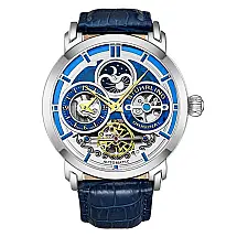 Relógio Masculino Stuhrling 371A Automático 46mm, Preto
