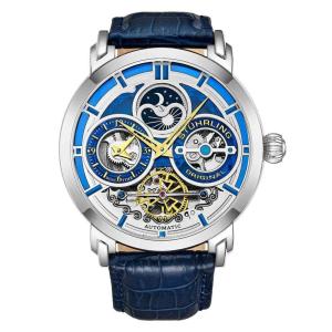 Relógio Masculino Stuhrling 371A Automático 46mm, Preto