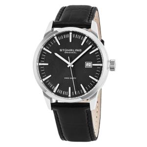 Relógio Masculino Stuhrling Ascot 42 555A Quartzo 42mm, Preto