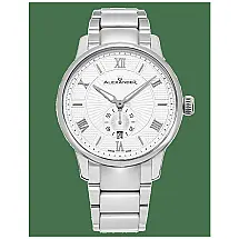 Relgio de pulso Swiss Made Regalia A102B com acabamento prateado e design elegante, da marca Stuhrling