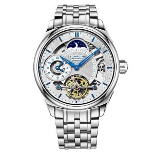 Relógio Masculino Stuhrling Presidia 943B Automático 42mm, Prata