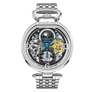 Relógio Masculino Stuhrling Modena 889B Automático 46mm, Prata