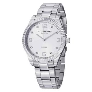 Relógio Feminino Stuhrling Allure 607G Quartzo 42mm, Prata Clássico